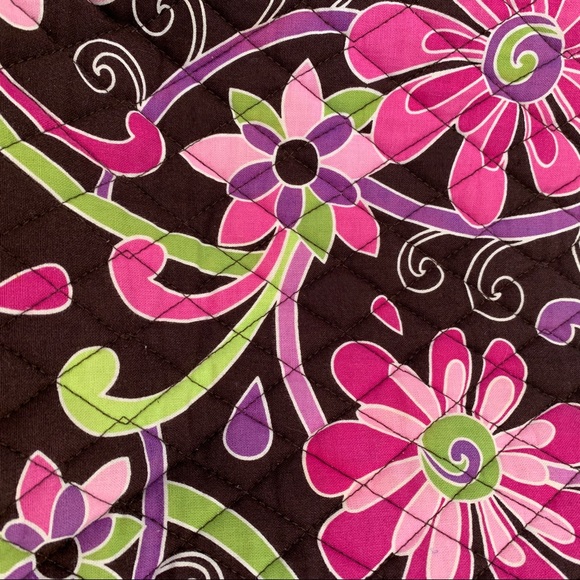 Vera Bradley Pink Brown Quilted Paisley Tote - Picture 6 of 6